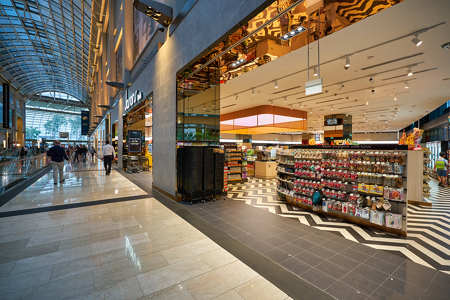 beautiful store in mall